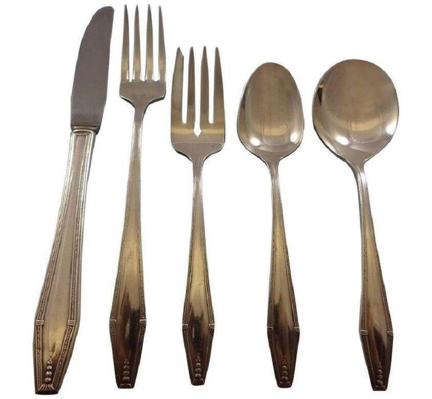 Formality by State House Sterling Silver Flatware Service Set 43 Pieces For Sale 5
