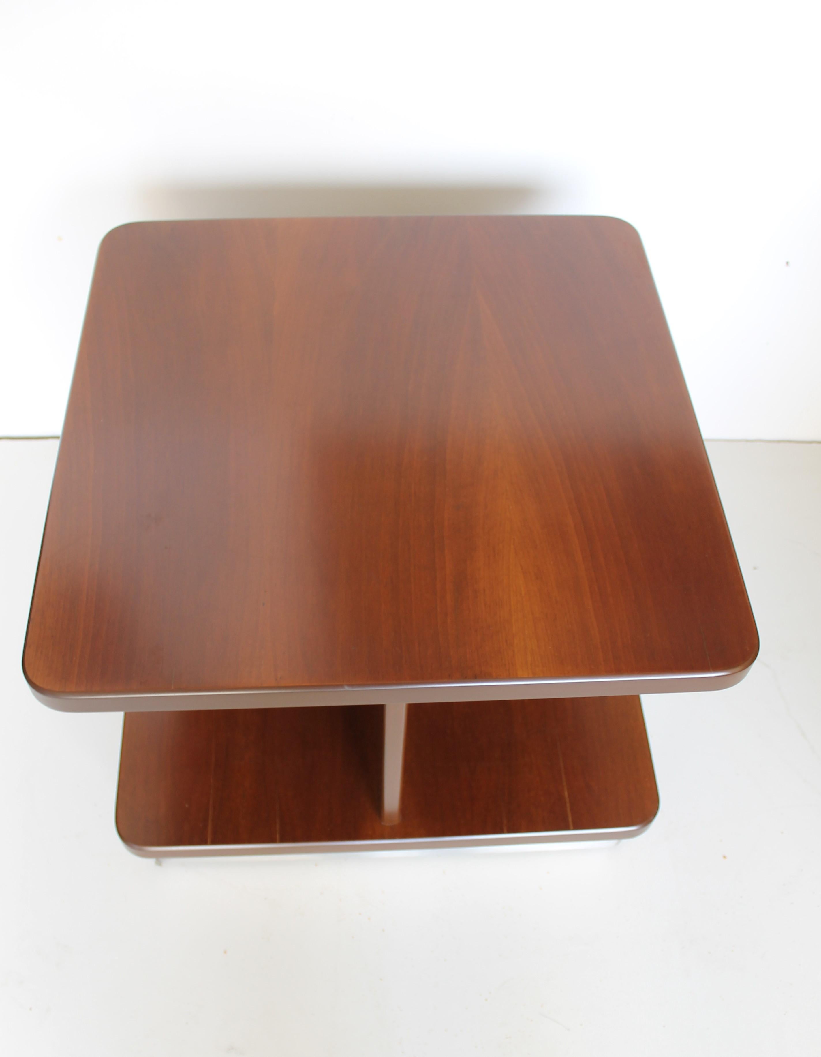 Mid-Century Rosewood Italian Coffee or Sofas Table with Wheels by Formanova 70s. For Sale 2