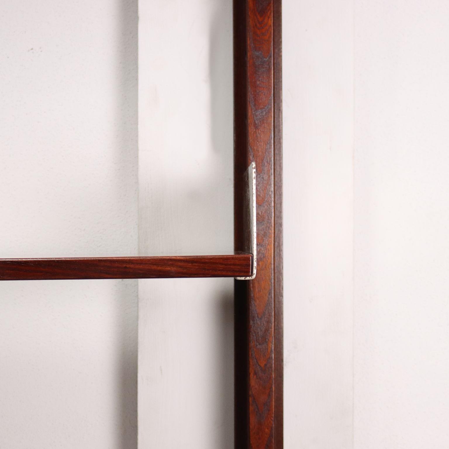 Metal Formanova Bookcase Rosewood Italy 1960s