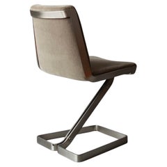 Sedie da pranzo a sbalzo con struttura in acciaio Formanova - Set di 8 - di Gianni Moscatelli