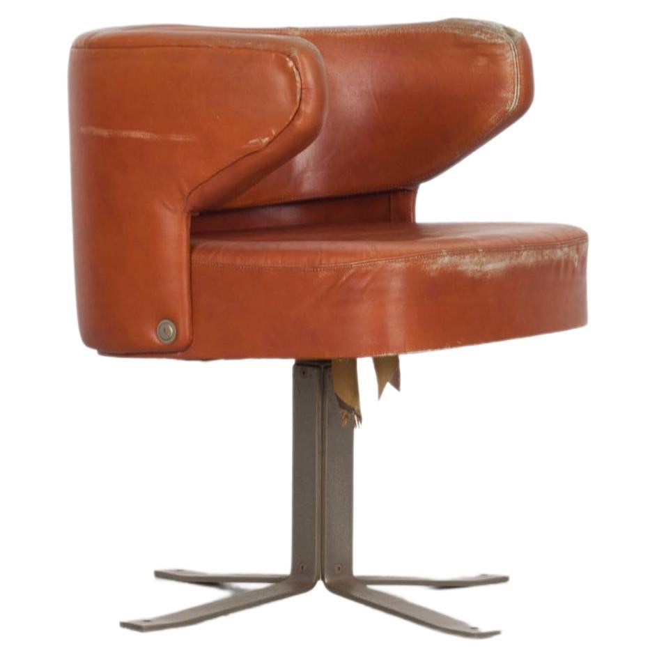 Formanova Swivel Chair Modell Poney Designed by Gianni Moscatelli, 1970s For Sale