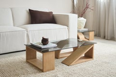 Formation Coffee Table in Oak Veneer by Theodora Alfredsdottir