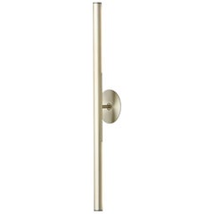 Formation Double Wall Sconce LED Aluminum Light Fixture, Brushed Gold
