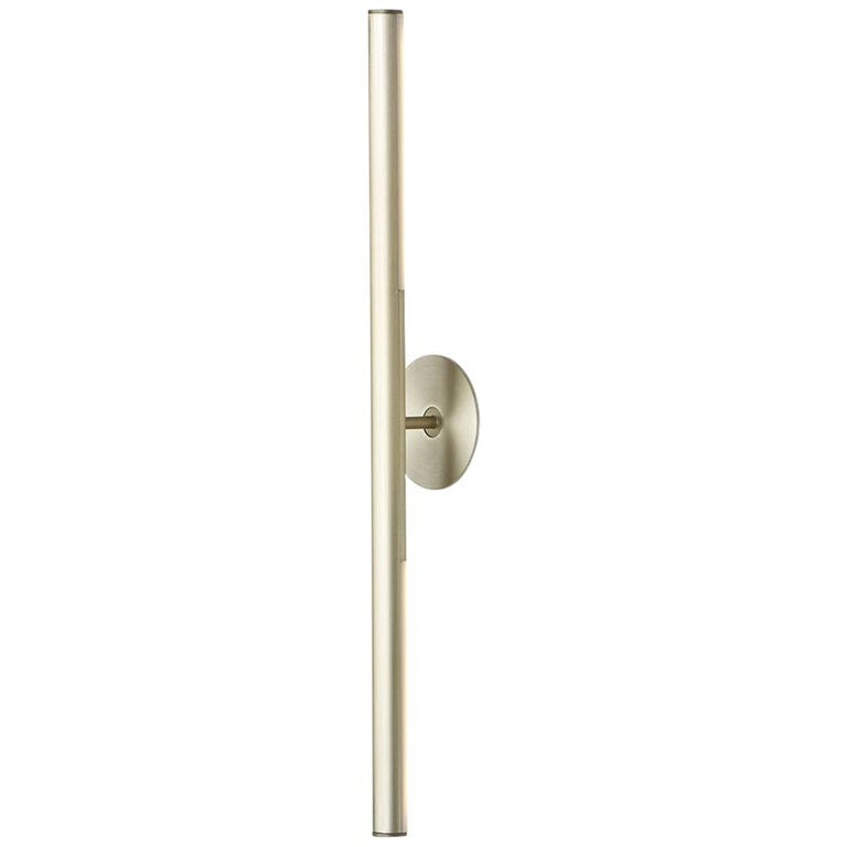 Formation Double Wall Sconce Led Aluminum Light Fixture Brushed Gold For Sale At 1stdibs
