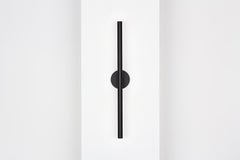 Formation Double Wall Sconce LED Aluminum Light Fixture, Matte Black