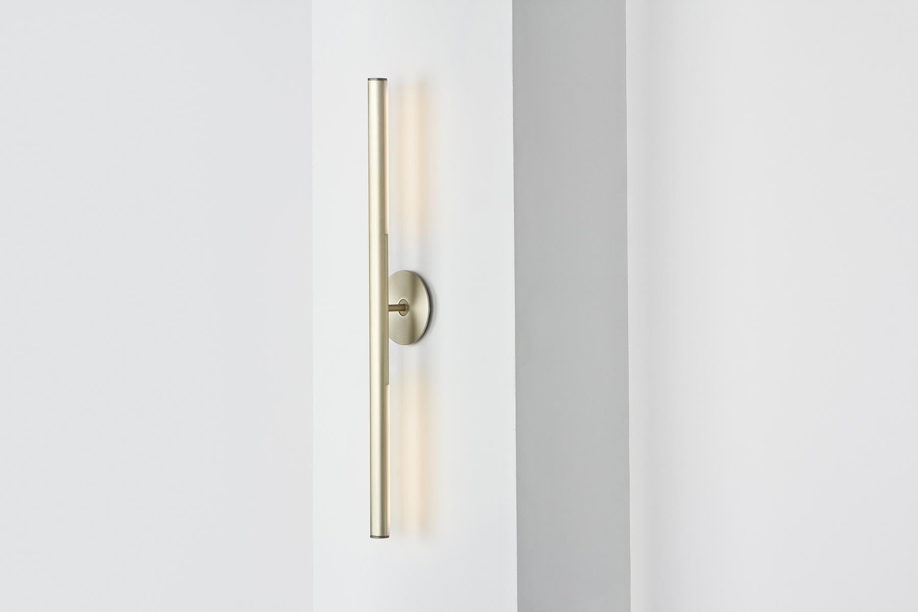 black linear wall sconce