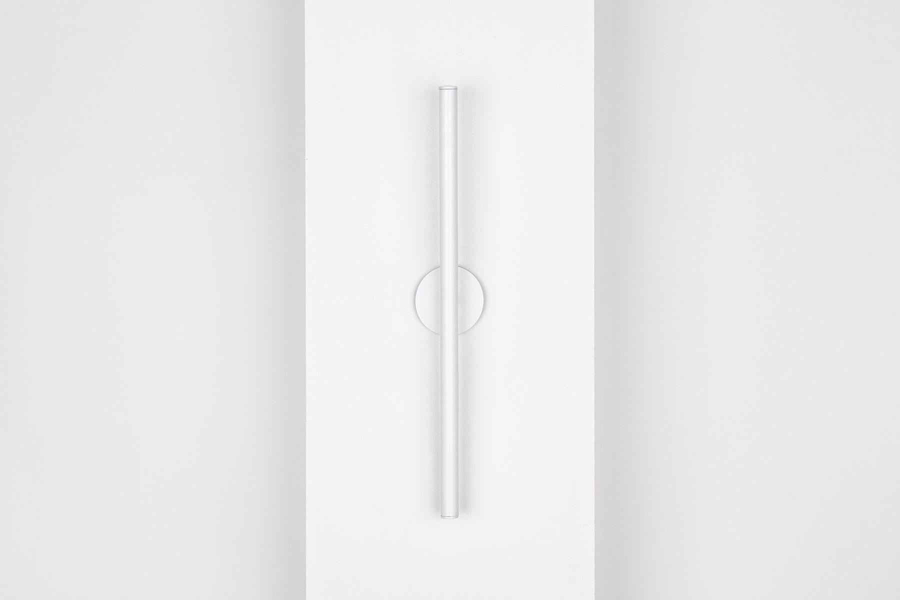 The Formation double sconce is an elegant wall-mounted LED lighting fixture ideally suited for, hallways, powder rooms, and other commercial spaces that require accent lighting. 

The core design is a set of interlocking extruded aluminum profiles.