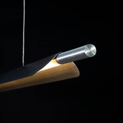 Formation Linear Pendant LED Raw Brushed Aluminium Metal