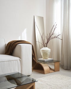 Formation Side Table in Oak Veneer by Theodora Alfredsdottir