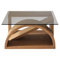 Formation Side Table in Oak Veneer by Theodora Alfredsdottir