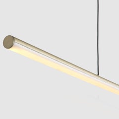 Formation Stick Pendant Light Led Minimalist Aluminum Fixture, Brushed Gold