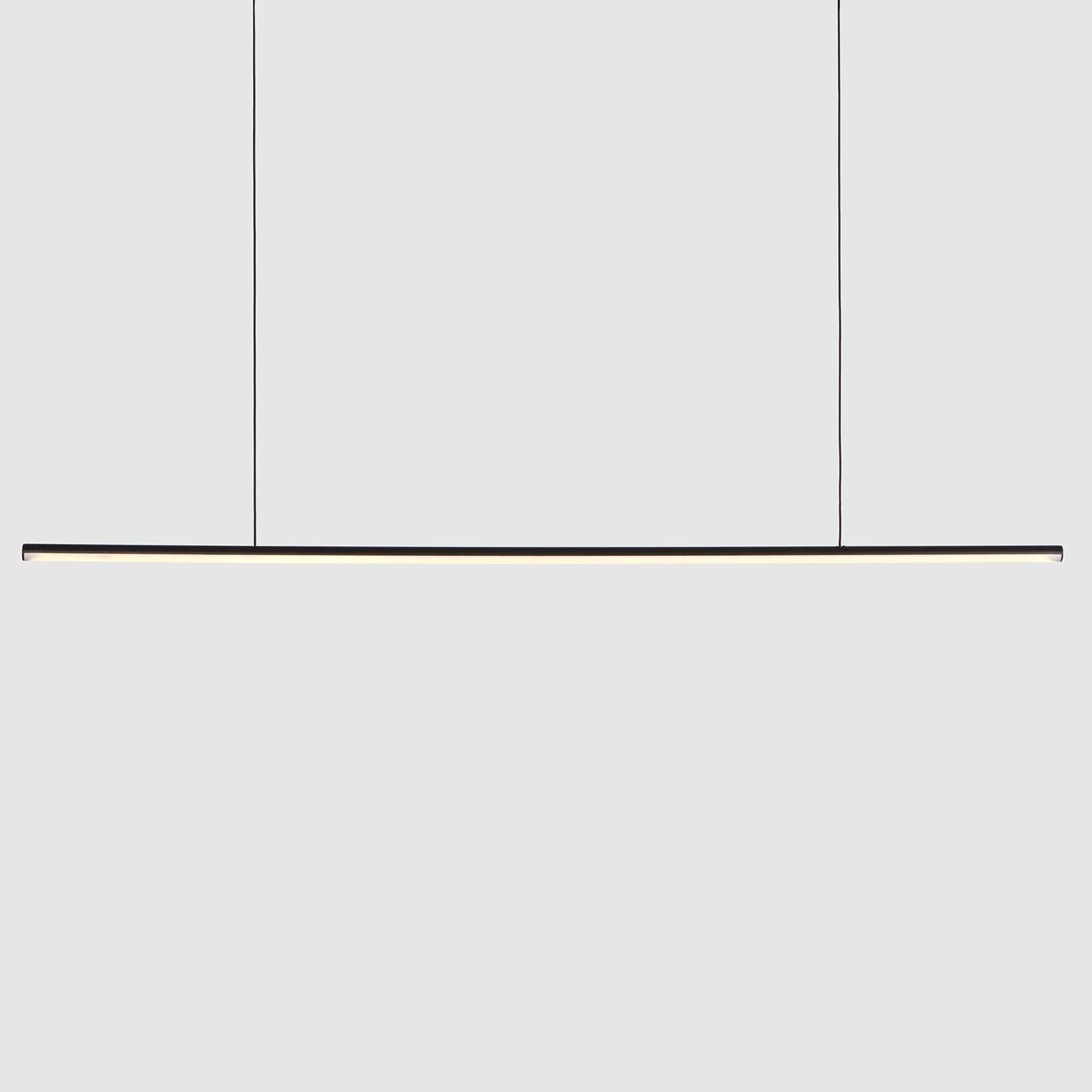 Formation Stick Pendant Light LED Minimalist Aluminum Fixture, Brushed Silver In New Condition For Sale In Broadmeadows, Victoria