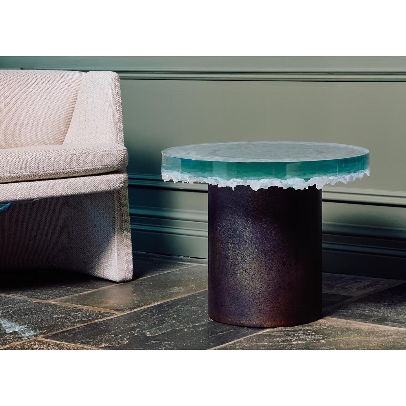 Mesa de cóctel Formations de resina, acero y pigmentos by Creators Of Objects en Nuevo estado para la venta en Geneve, CH