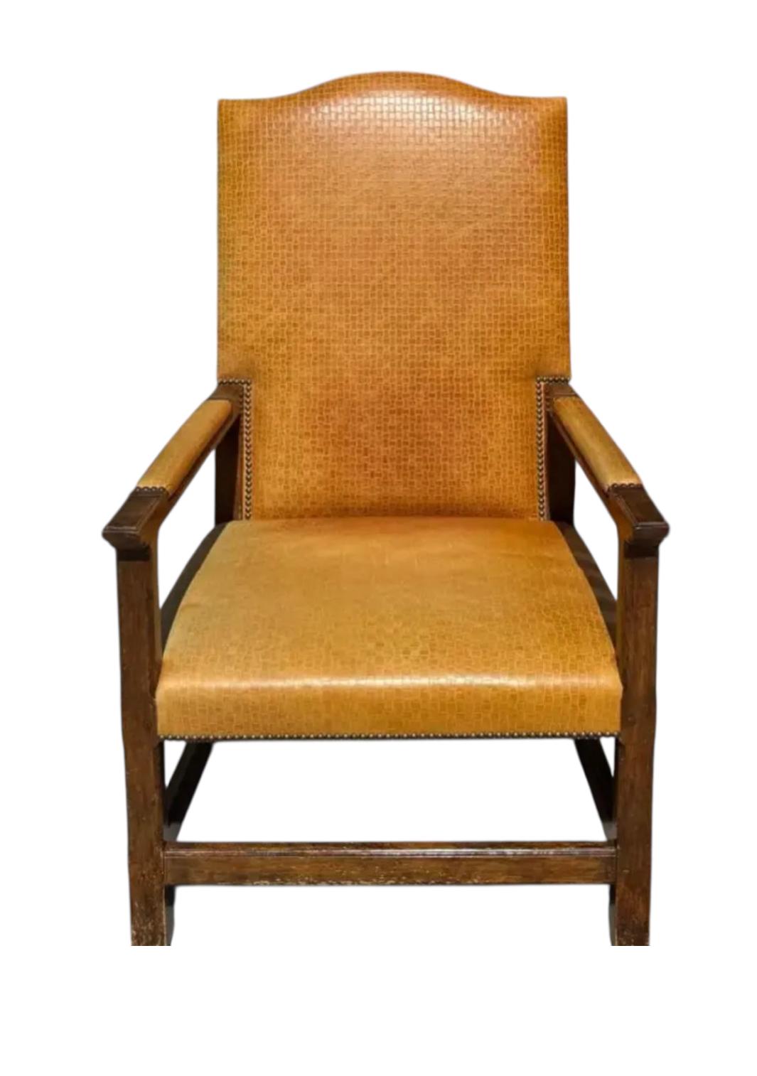Formations Furniture Geflochtenes italienisches Leder Ratschen-Liegestuhl (Ende des 20. Jahrhunderts) im Angebot