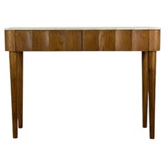 FORME Exclusive Ashwood & Travertine Console, Contemporary Design