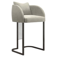 Formed, Metal Mesh and Wood "Entity" Dining Chair, Parisii Collection