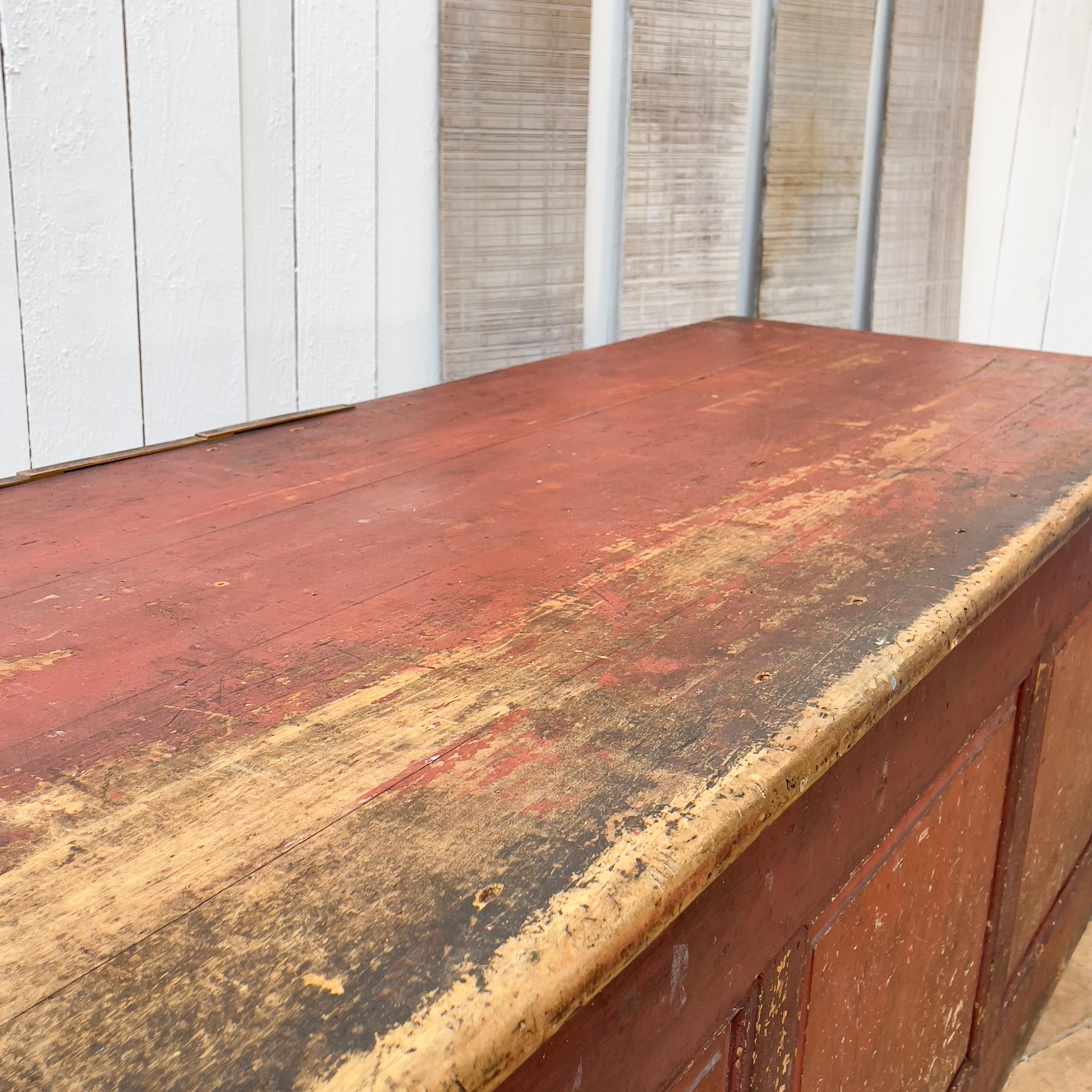 Former French Tailor's Counter, C.1900 For Sale 1