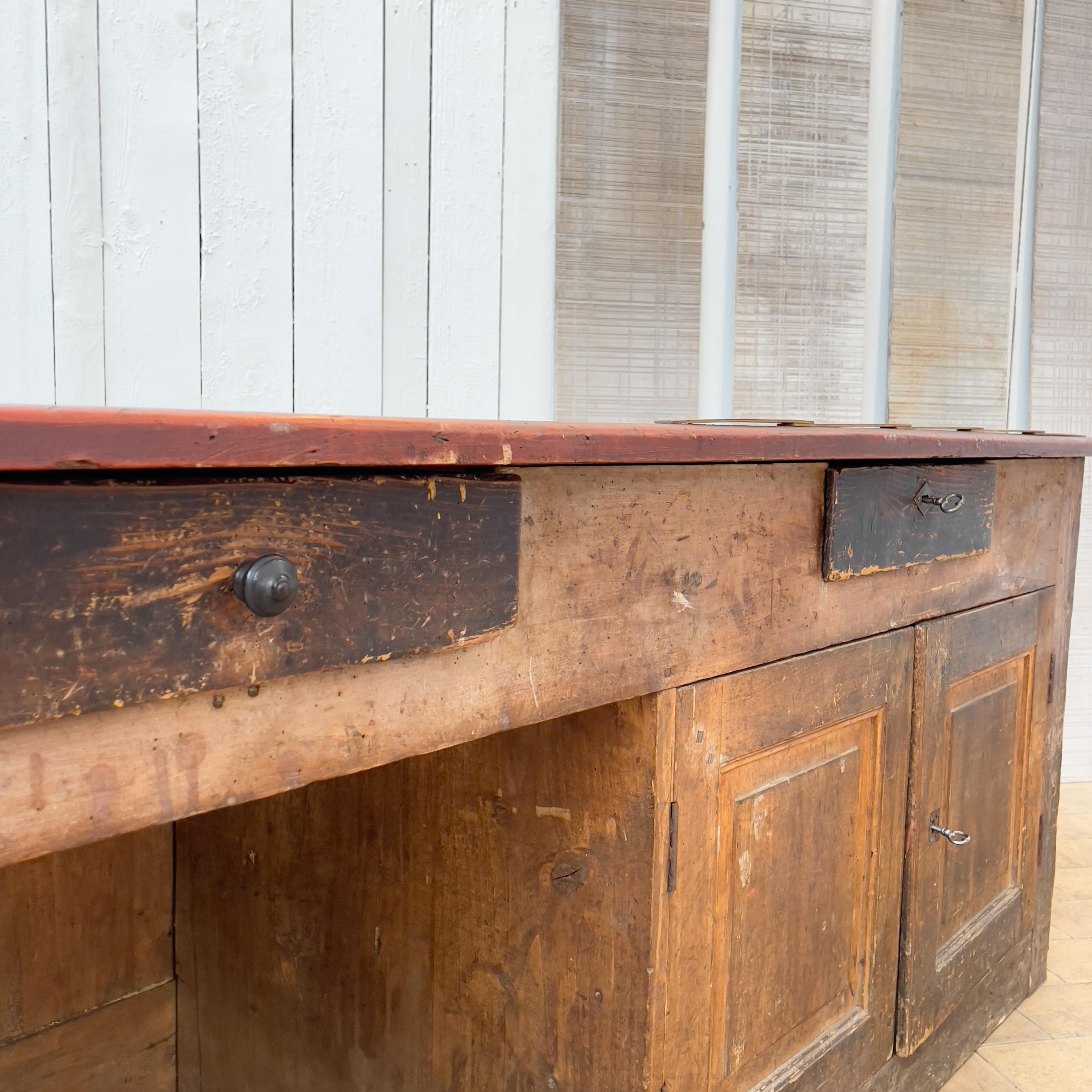 Former French Tailor's Counter, C.1900 For Sale 3