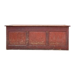 Antique Former French Tailor's Counter, C.1900