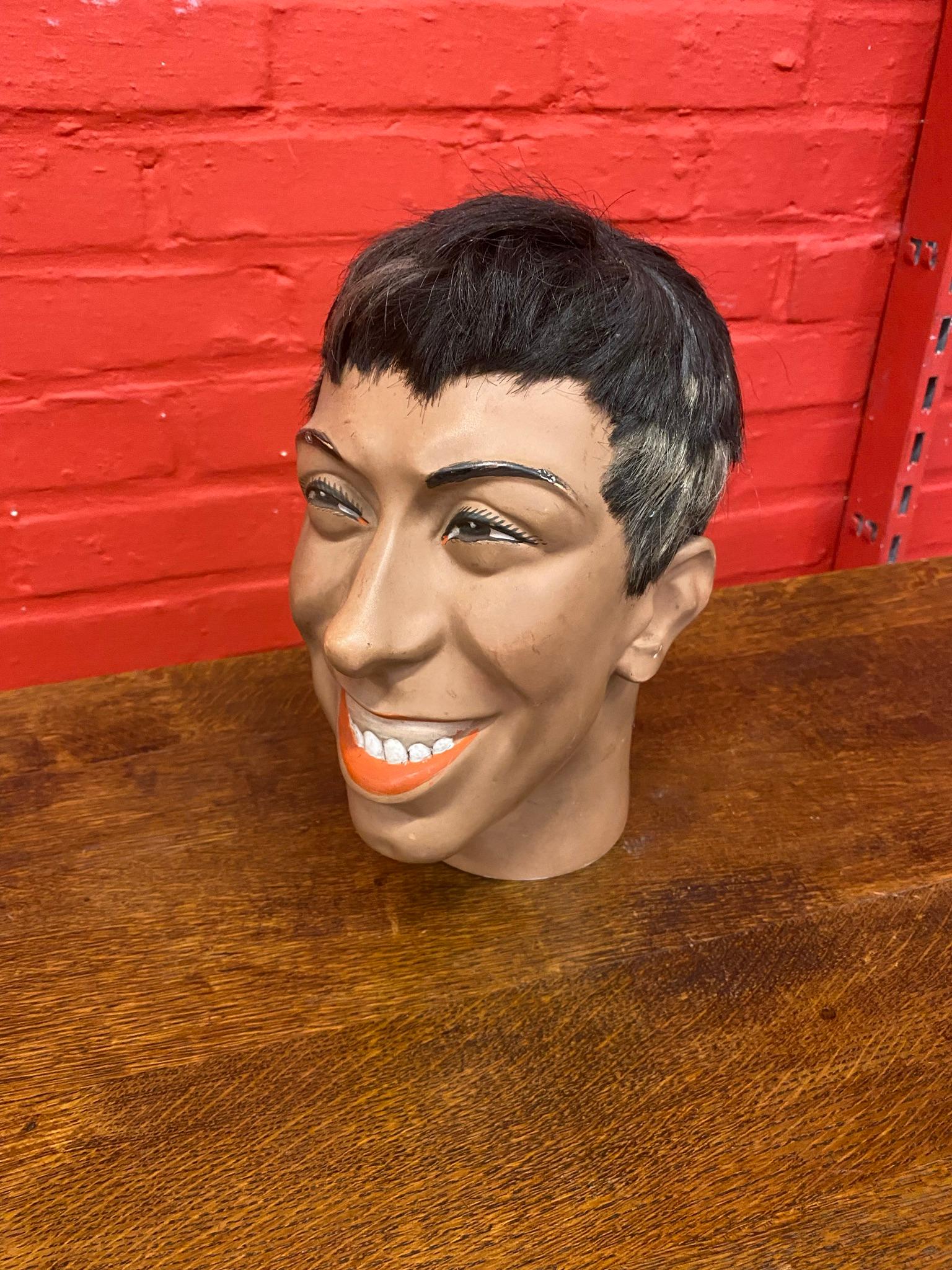 Former Mannequin Head Representing The French Actor Fernandel, circa 1960 For Sale 2