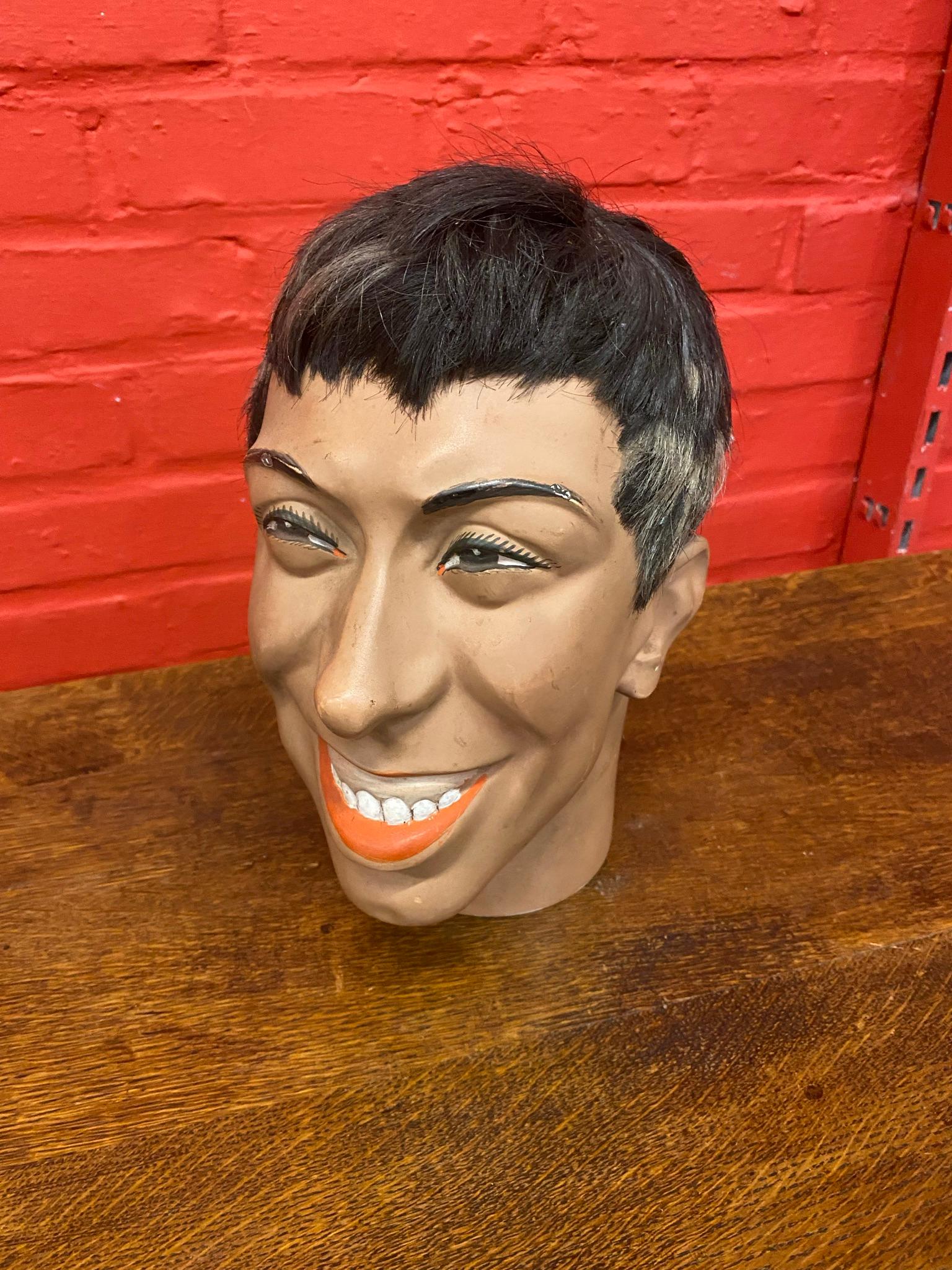 Former Mannequin Head Representing The French Actor Fernandel, circa 1960 For Sale 3