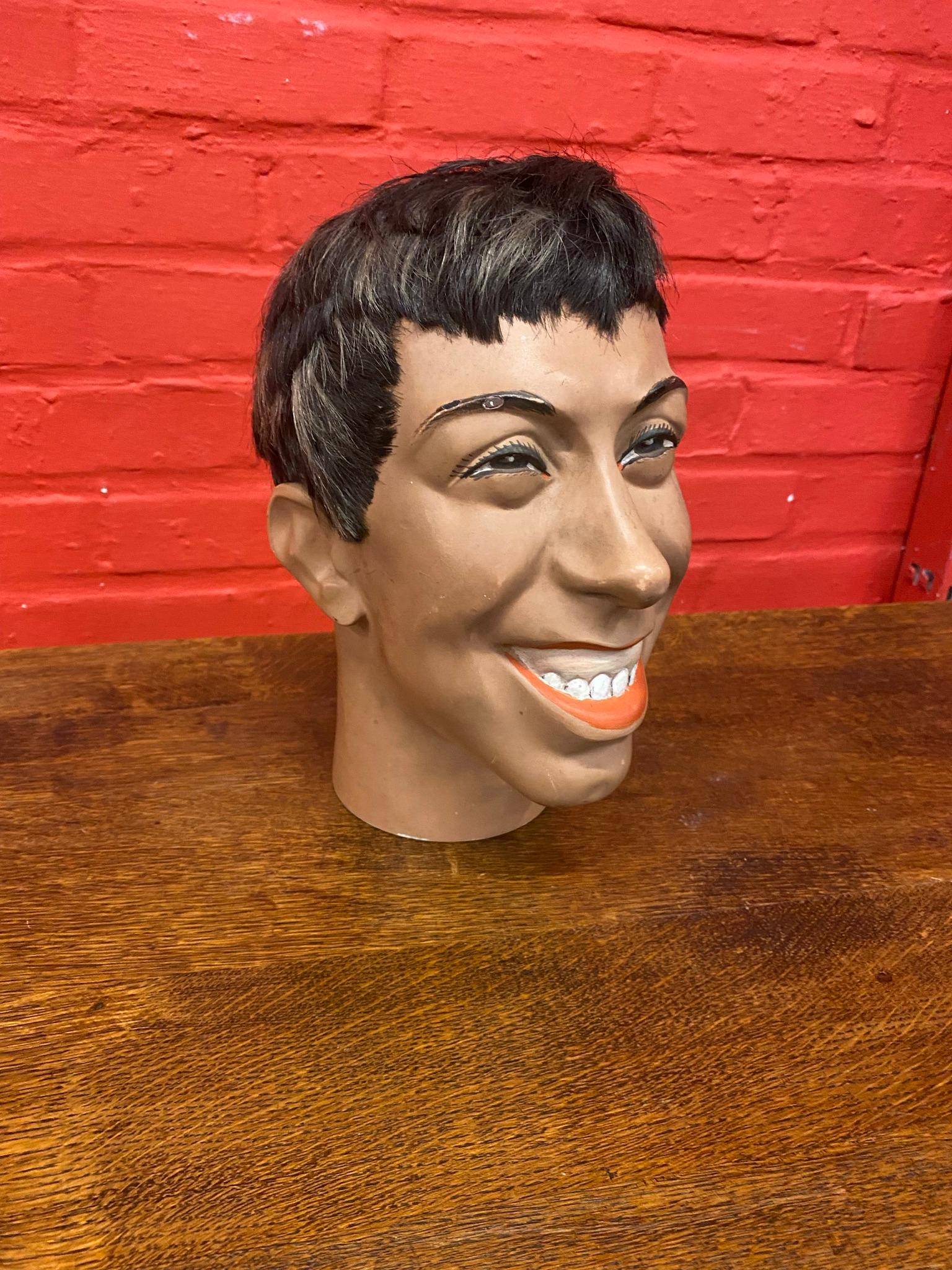 Former Mannequin Head Representing The French Actor Fernandel, circa 1960 For Sale 5