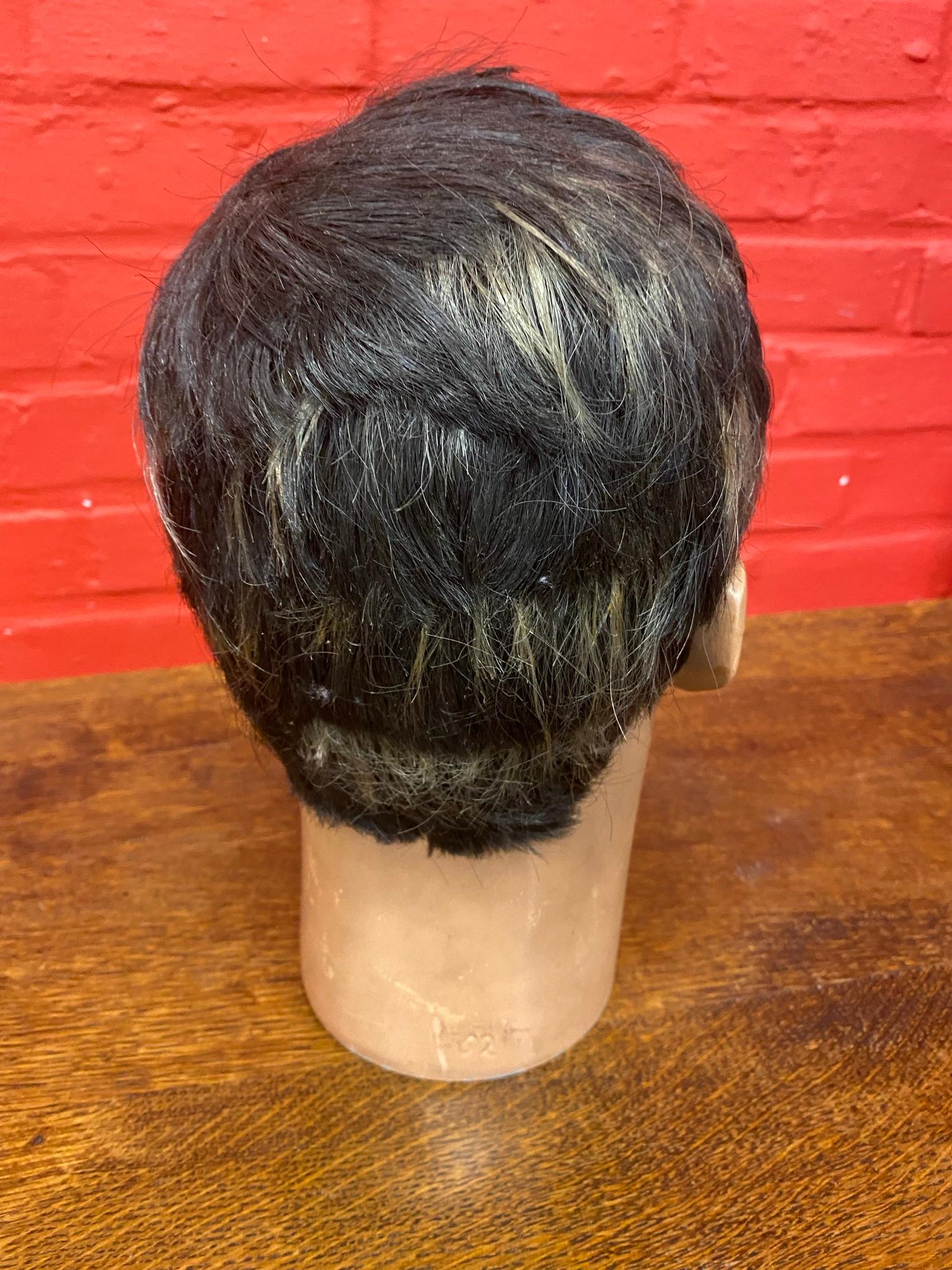 Former Mannequin Head Representing The French Actor Fernandel, circa 1960 In Good Condition For Sale In Mouscron, WHT
