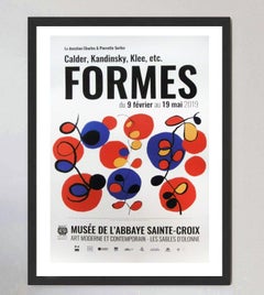 «Formes» - Cartel original de Alexander Calder para el Museo de la Abadía de Saint-Croix, 2019