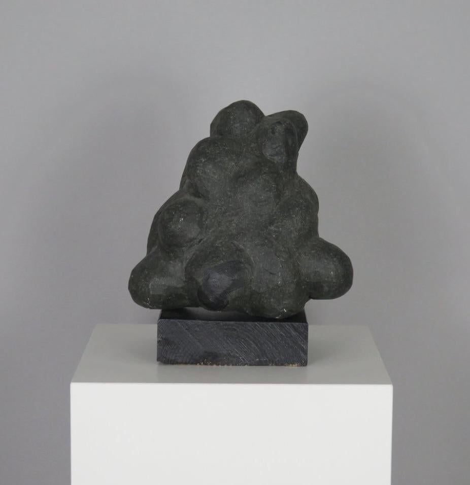 Danish 'Formia' Black Granite Sculpture by Ole Monster Herold For Sale