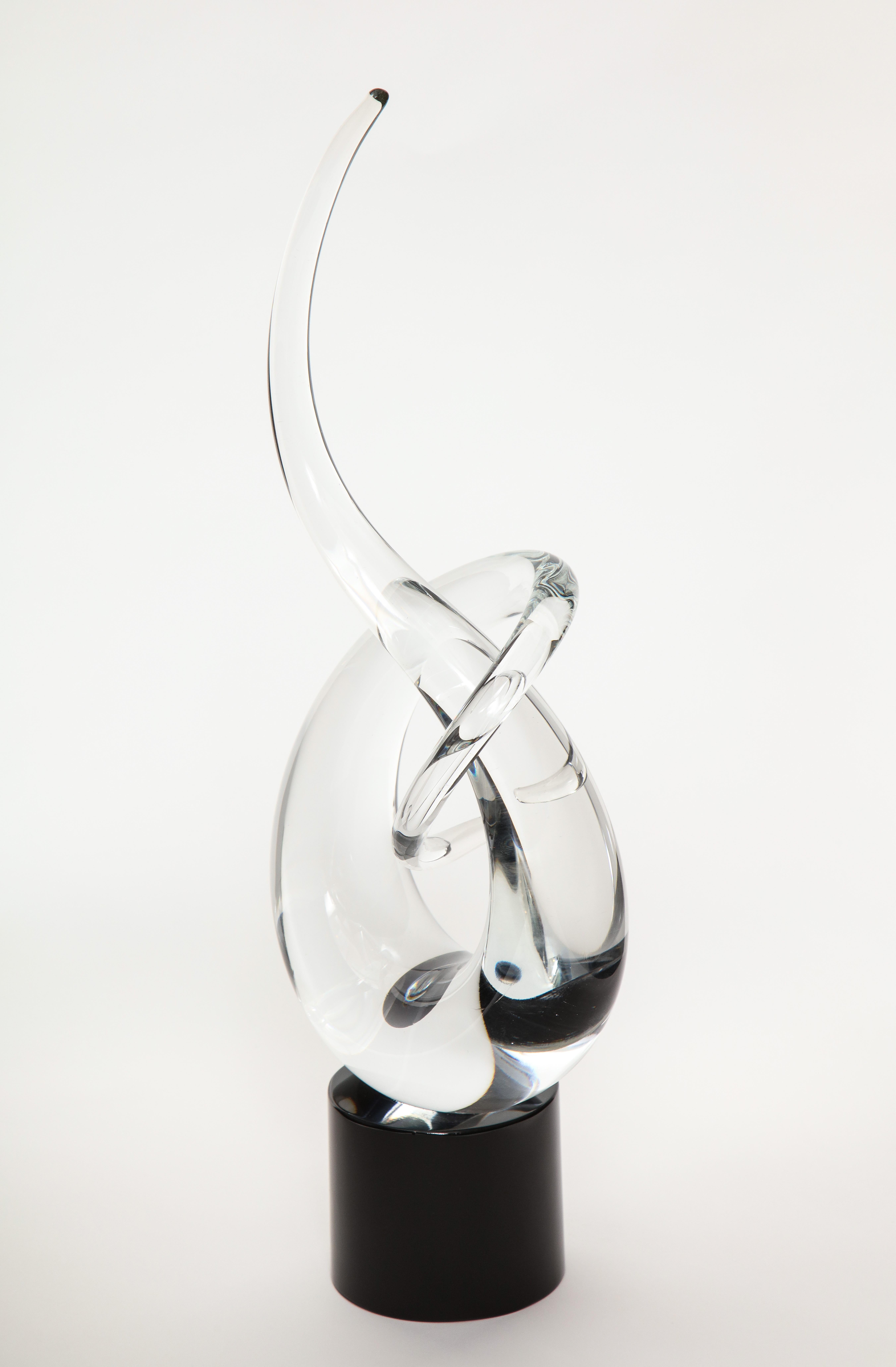 Formia Murano Abstract Glass Sculpture For Sale 4