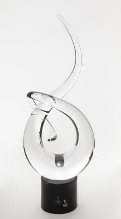 Formia Murano Abstract Glass Sculpture