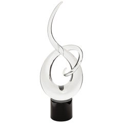 Formia Murano Abstract Glass Sculpture