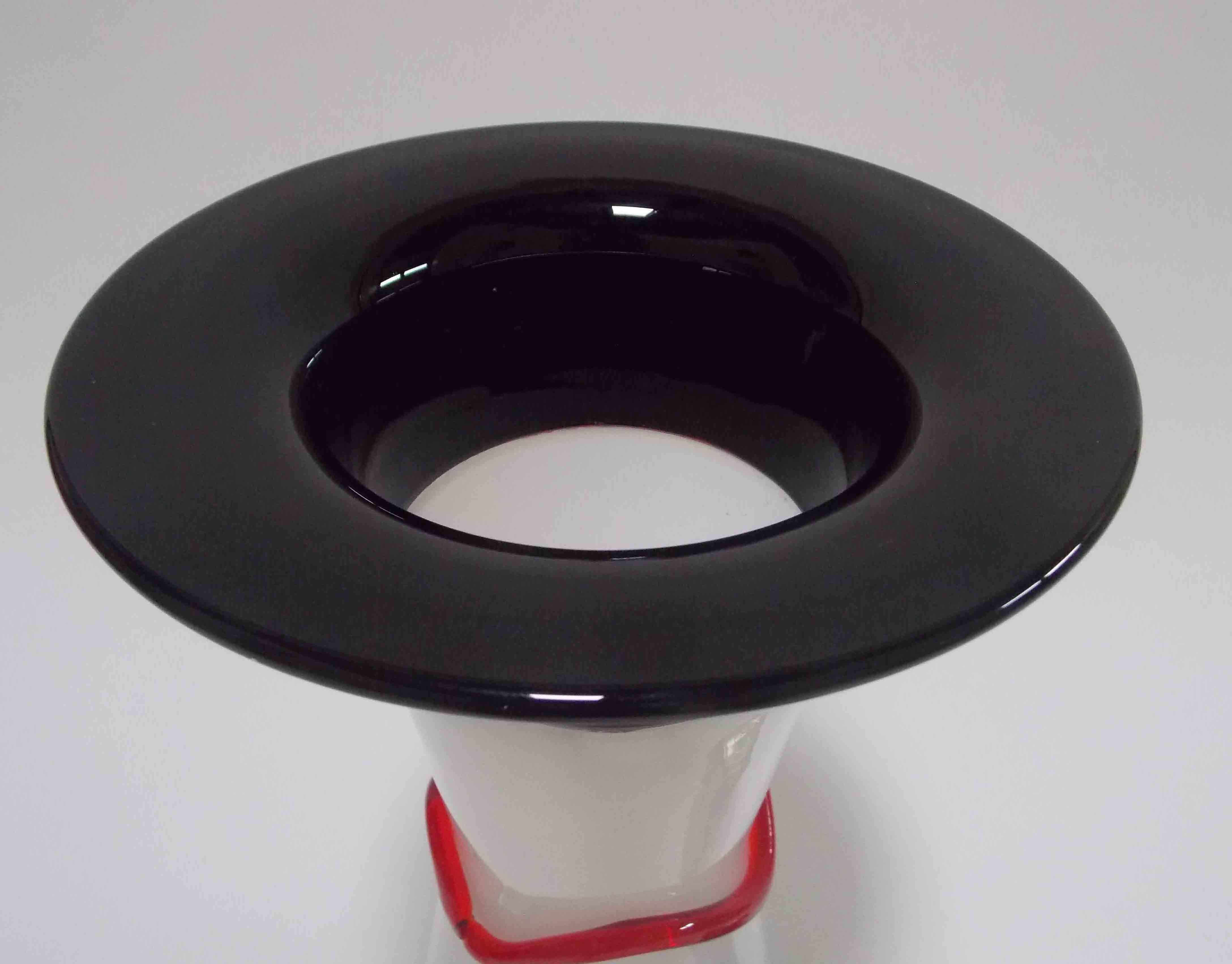 Italiano Vaso in vetro Incalmo di Formia Murano in vendita