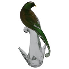 Formia Vetri Di Murano Glass Bird, circa 1970
