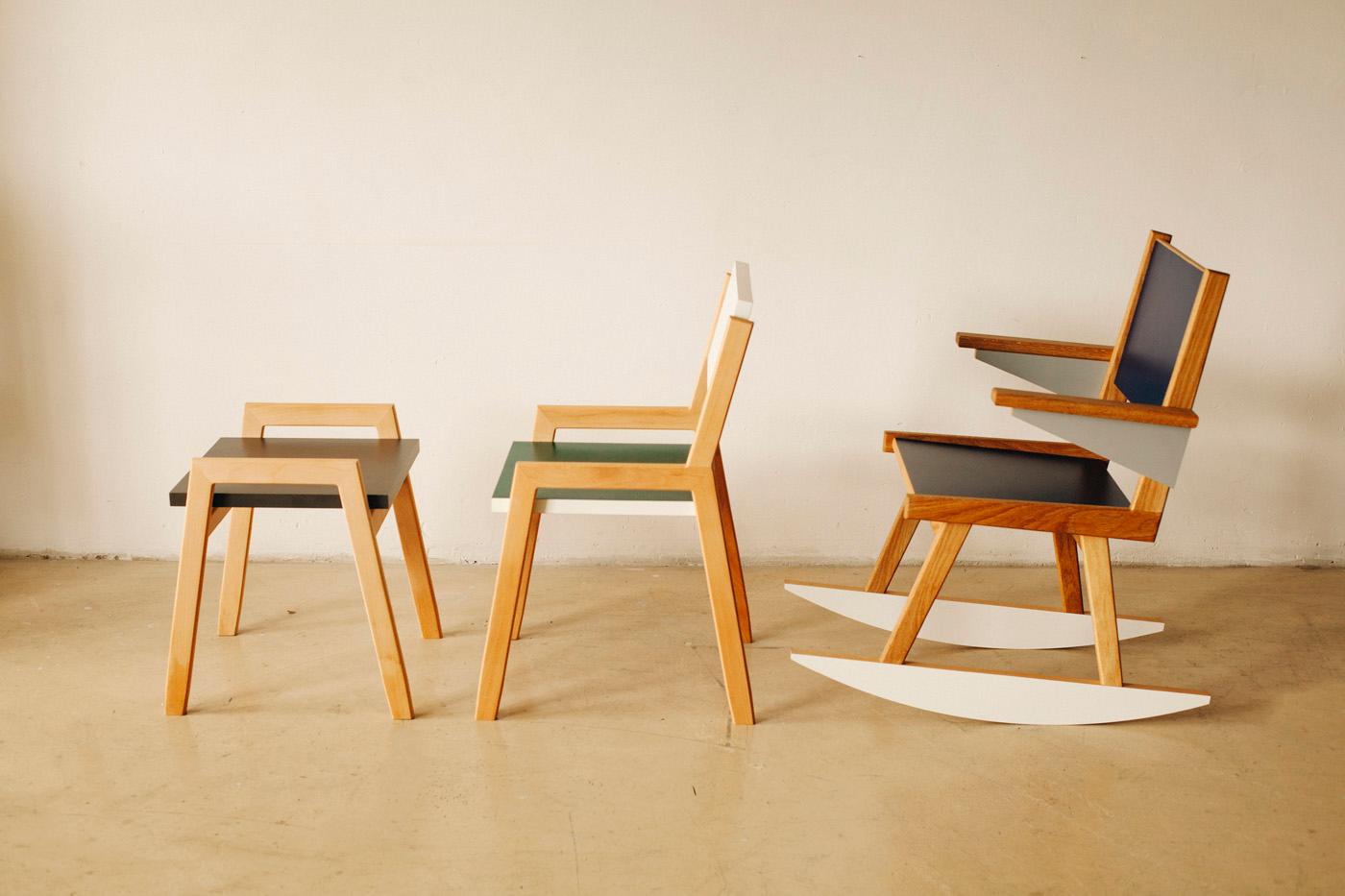 Contemporary Formica Chair by Owl