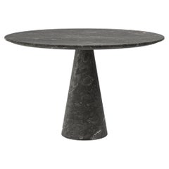 FORM(LA) Cono Round Dining Table 54”L x 54"W x 30”H Nero Petite Granite