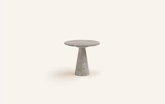 FORM(LA) Cono Round Side Table 24”L x 24”W x 21”H Tundra Gray Marble
