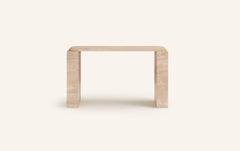 FORM(LA) Cubo Console Table 74”L x 17”W x 36”H Travertino Crema VC