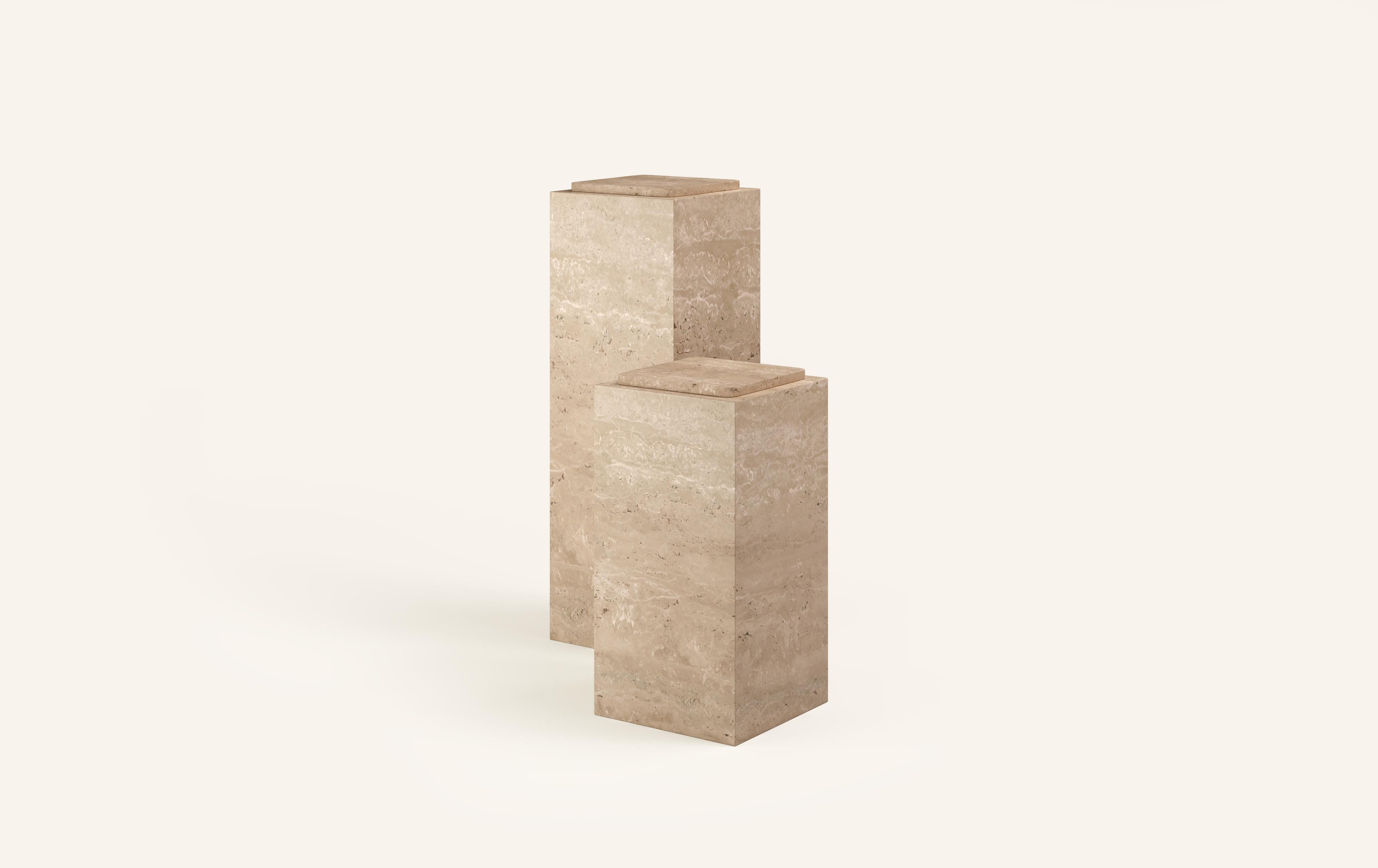 Organic Modern FORM(LA) Cubo Pedestal 12”L x 12