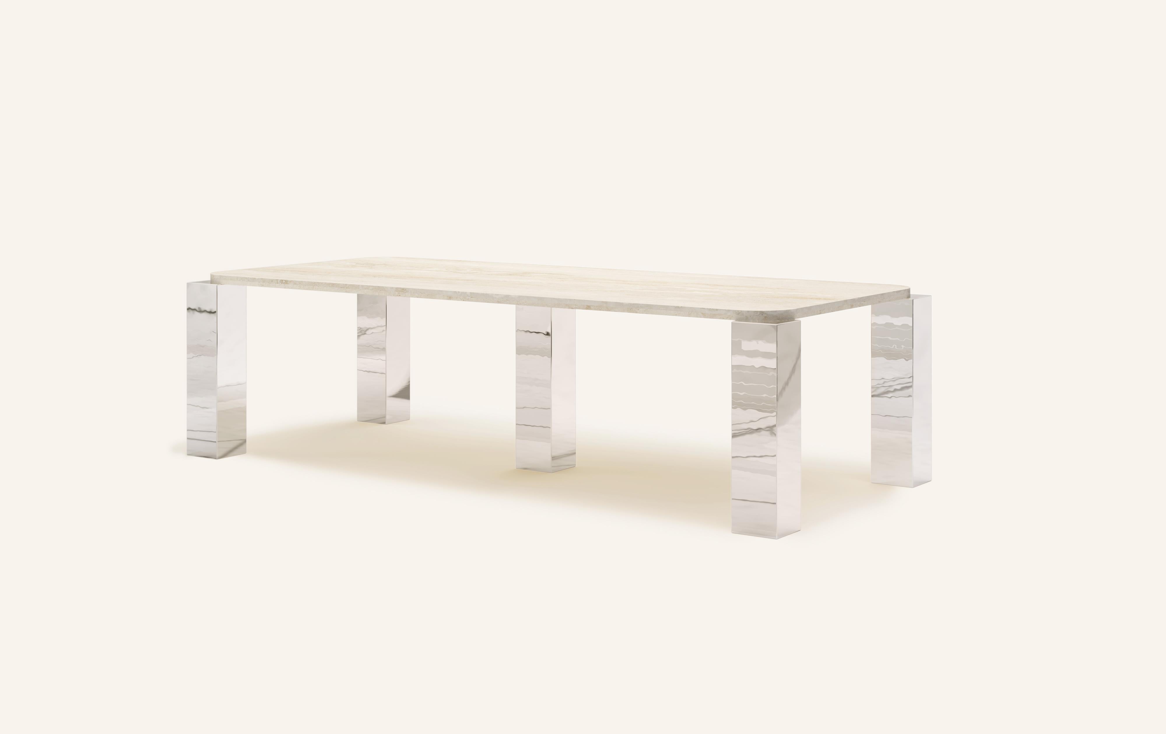 FORM(LA) Mesa de comedor rectangular Cubo 110 