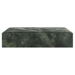 FORM(LA) Cubo Rectangle Plinth Coffee Table 48”L x 30”W x 13”H Edinburgh Marble 
