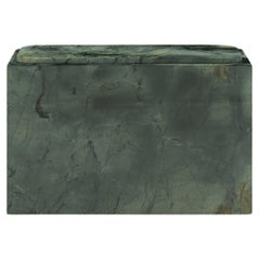 FORM (LA) Cubo Rechteckiger Beistelltisch 30L x 16"W x 19H Verde Edinburgh Marmor