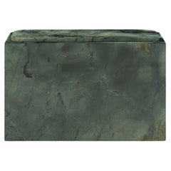 FORM(LA) Cubo Tavolino rettangolare 30 "L x 16 "L x 19 "H Marmo Verde Edimburgo