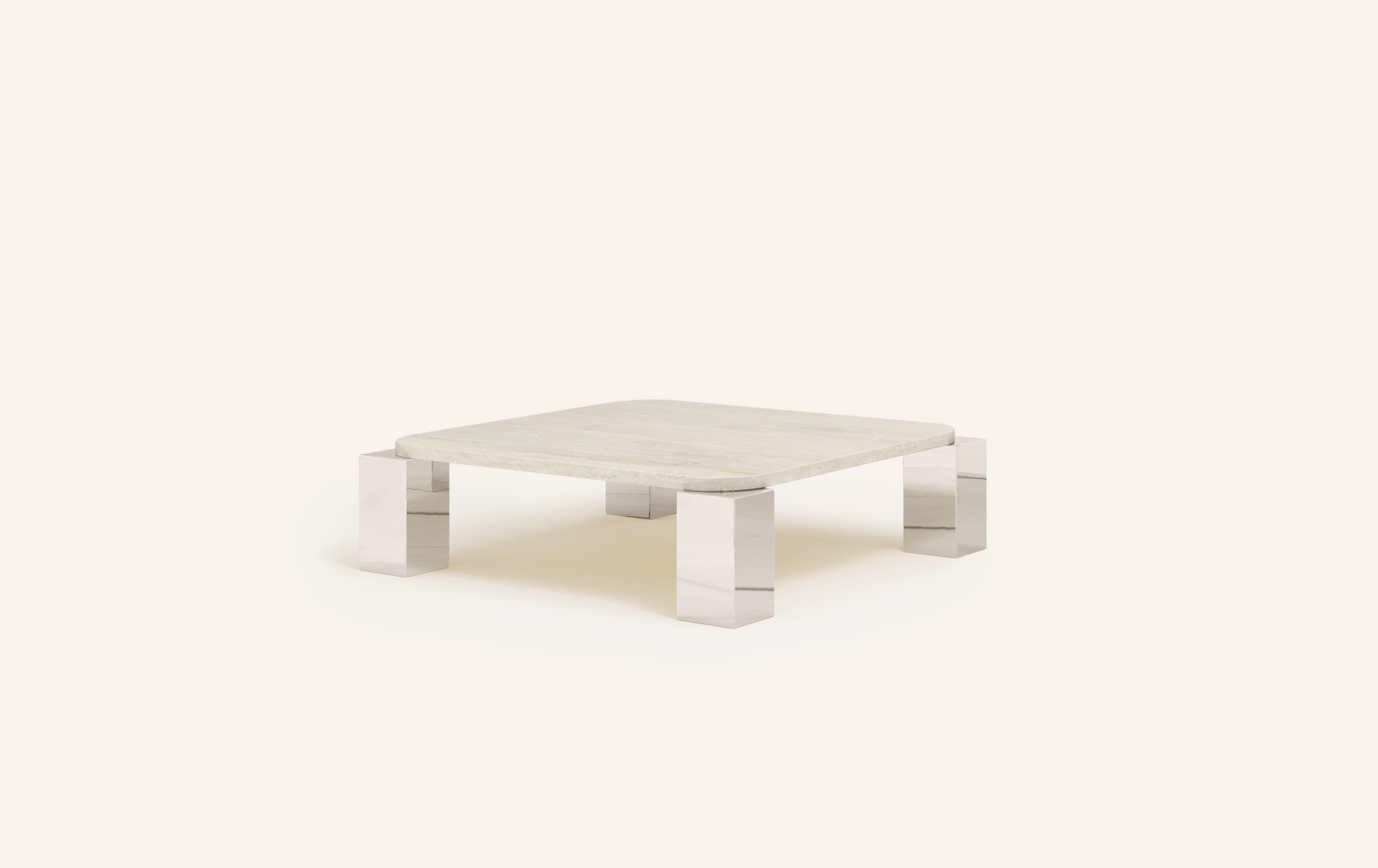 Organic Modern FORM(LA) Cubo Square Coffee Table 44”L x 44