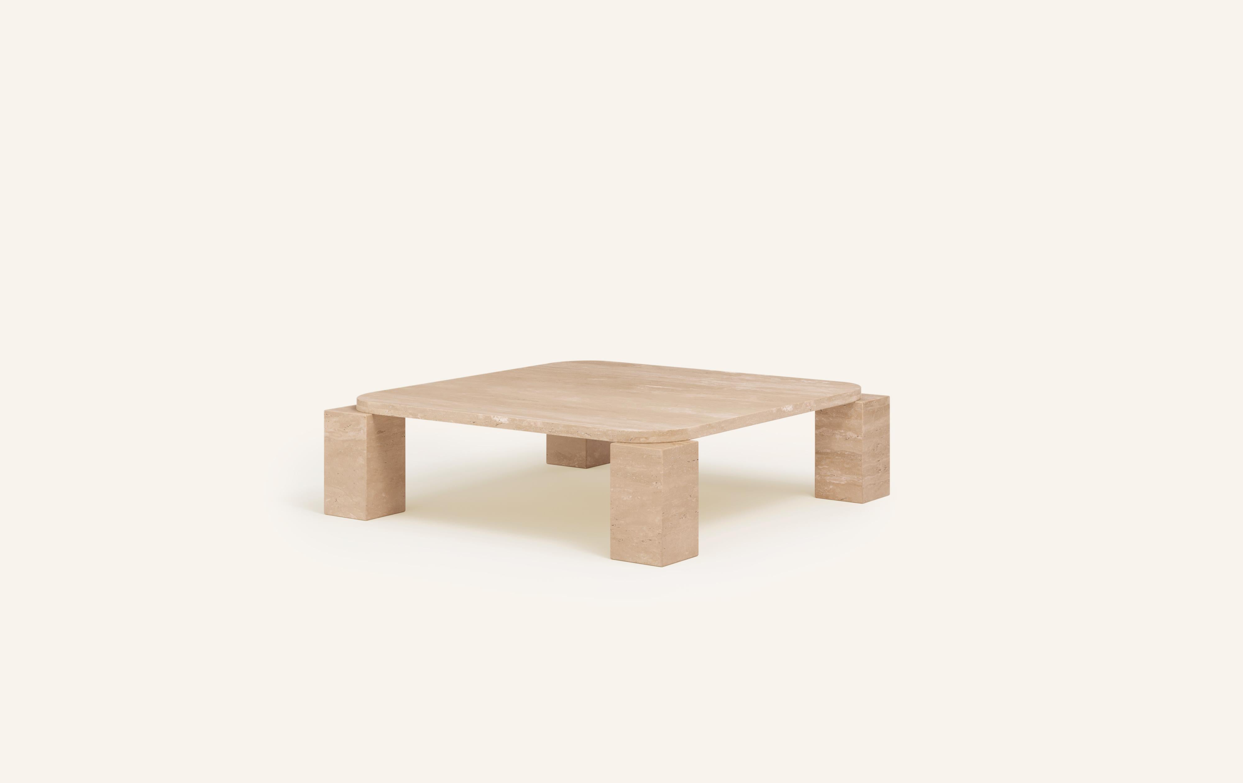 Organique FORM(LA) Table basse carrée Cubo 62L x 62 