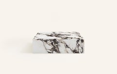 FORM(LA) Cubo Square Plinth Coffee Table 42”L x 42"W x 13”H Calacatta Marble