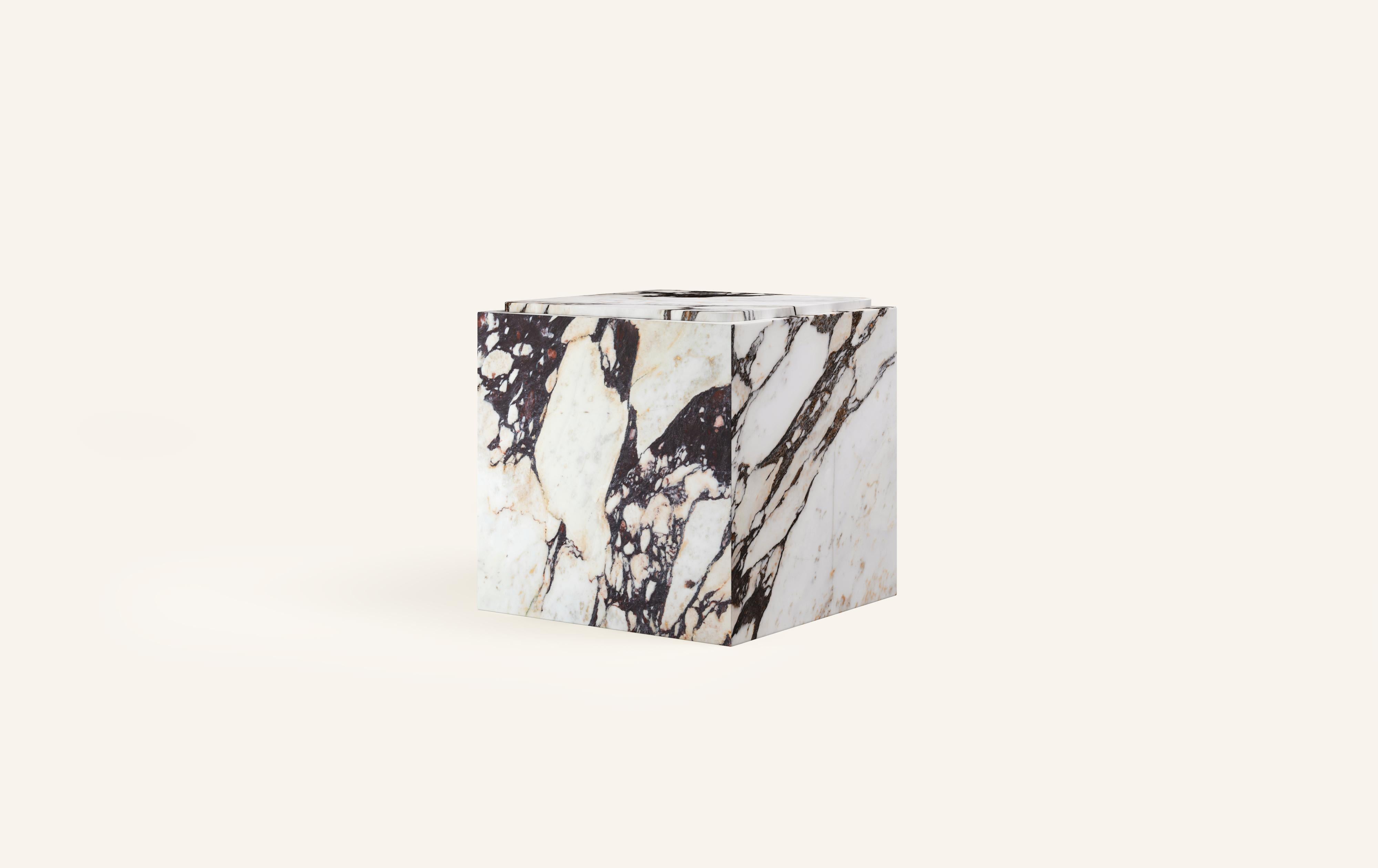 Organique FORM(LA) Cubo Square Side Table 18L x 18