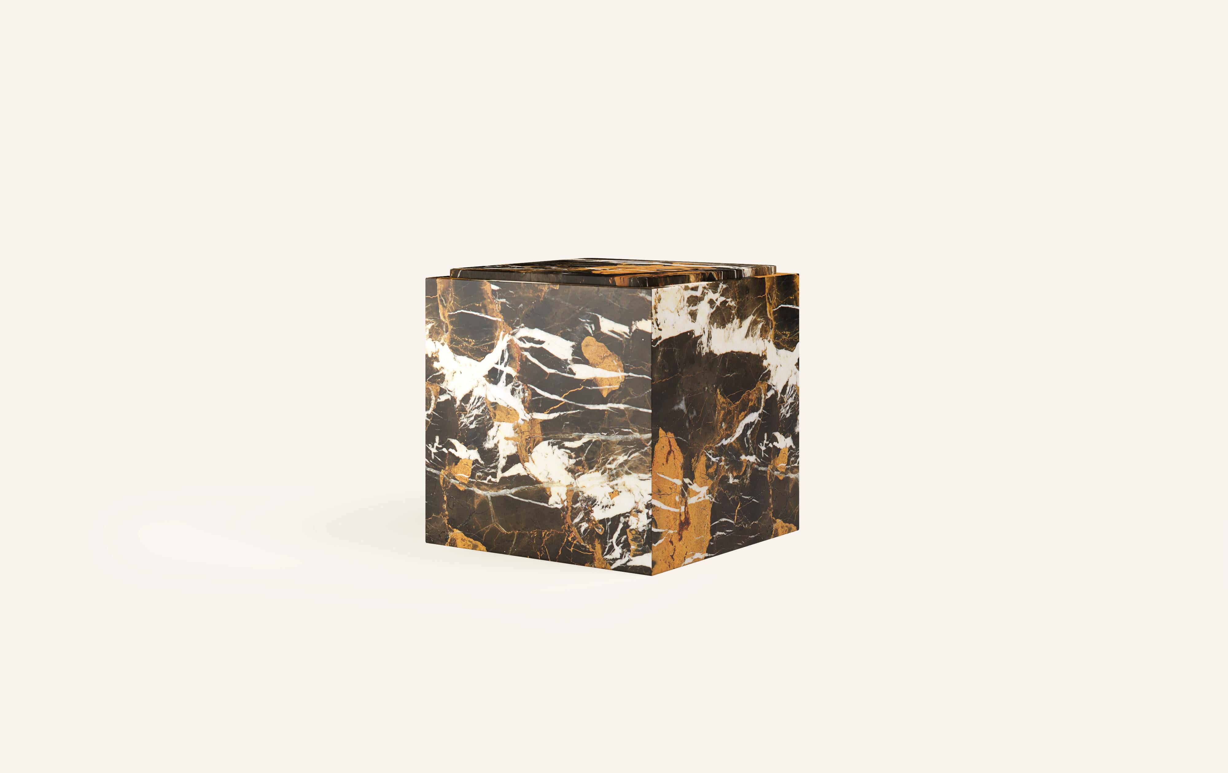 Organique FORM(LA) Cubo Square Side Table 22L x 22