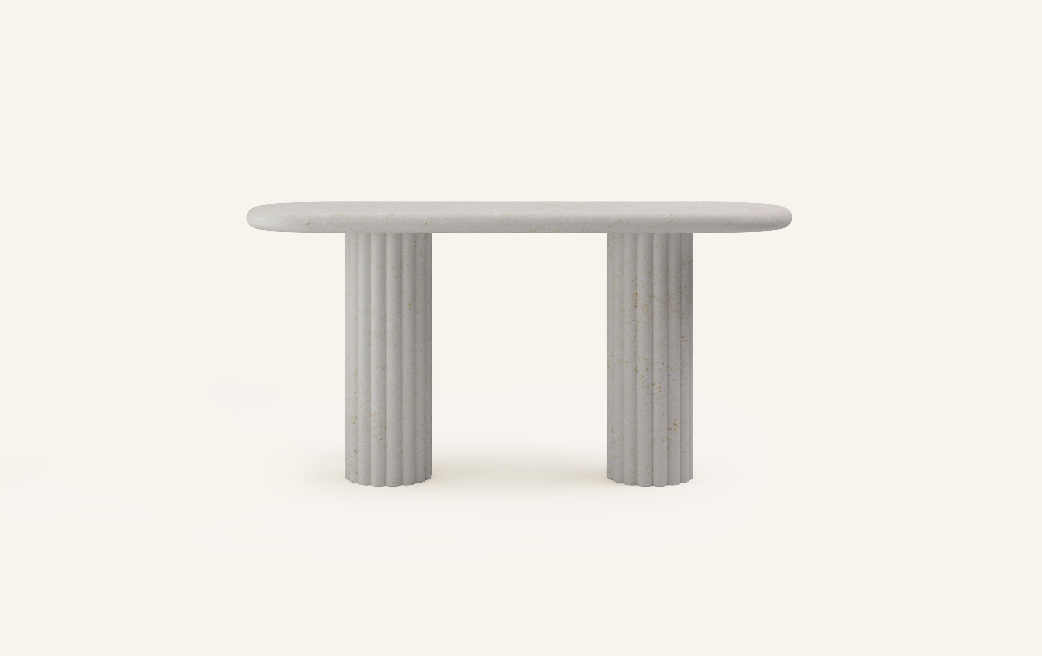 OUR MOST COVETED COLLECTION AND MODERN TWIST ON AN ANCIENT ROMAN CLASSIC. RECENTLY REFRESHED WITH A MORE PLAYFUL AND ROBUST PROFILE.

DIMENSIONS:
48”L x 16”W x 30”H: 
- 2.25