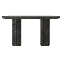 FORM(LA) Fluta Console Table 60”L x 16”W x 30”H Negresco Quartzite